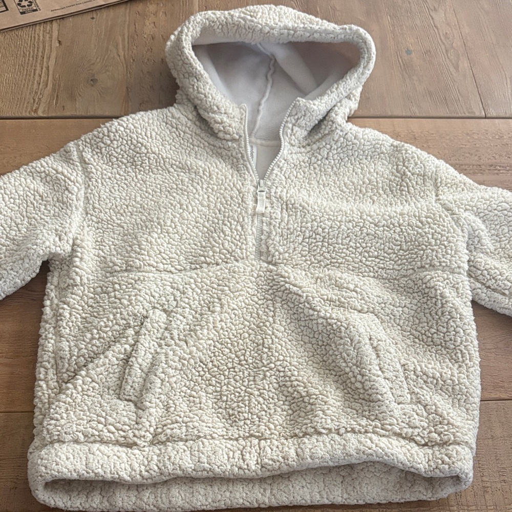 Mondetta Cream Kids Sherpa Jacket